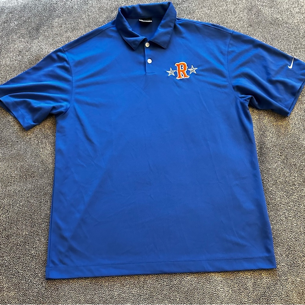 Nike Golf blue polo shirt